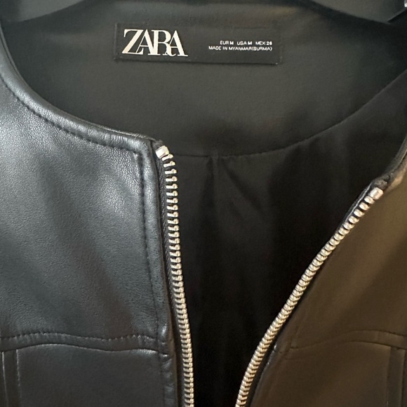 ZARA - Vegan leather jacket - Picture 7 of 9